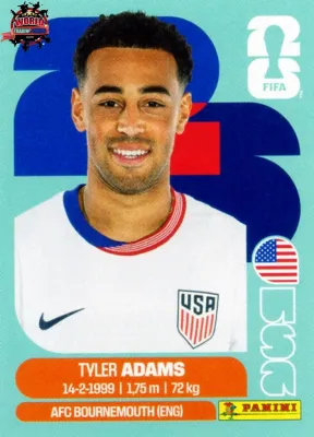 USA 8 Tyler Adams