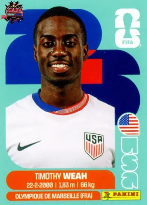 USA 12 Timothy Weah